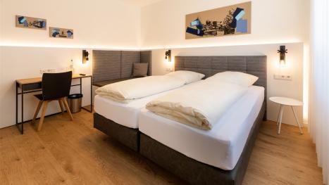 The picture shows a comfort double room.