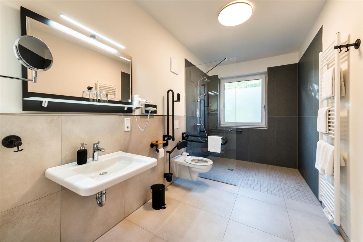 View of a comfort bathroom
