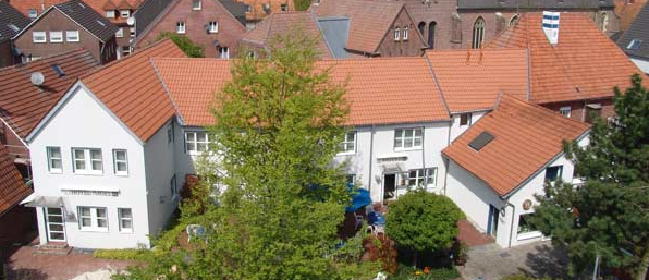 Aerial photo of the hotel expansion in 2001, the current main building.