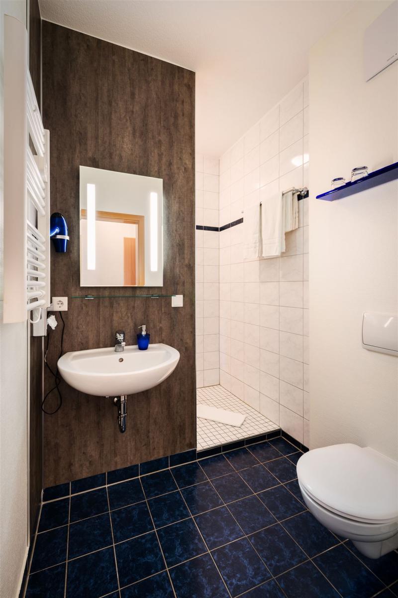 View of the bathroom in a standard double room