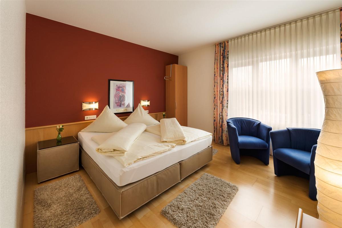View of a standard double room