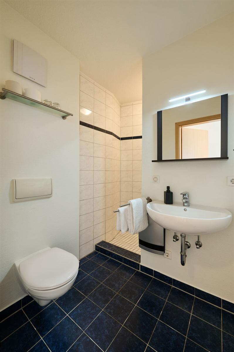 View of the bathroom in a standard double room