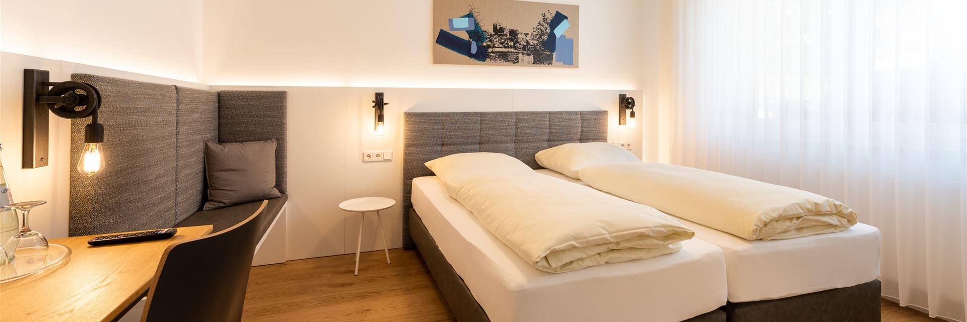 The picture shows a comfort double room.
