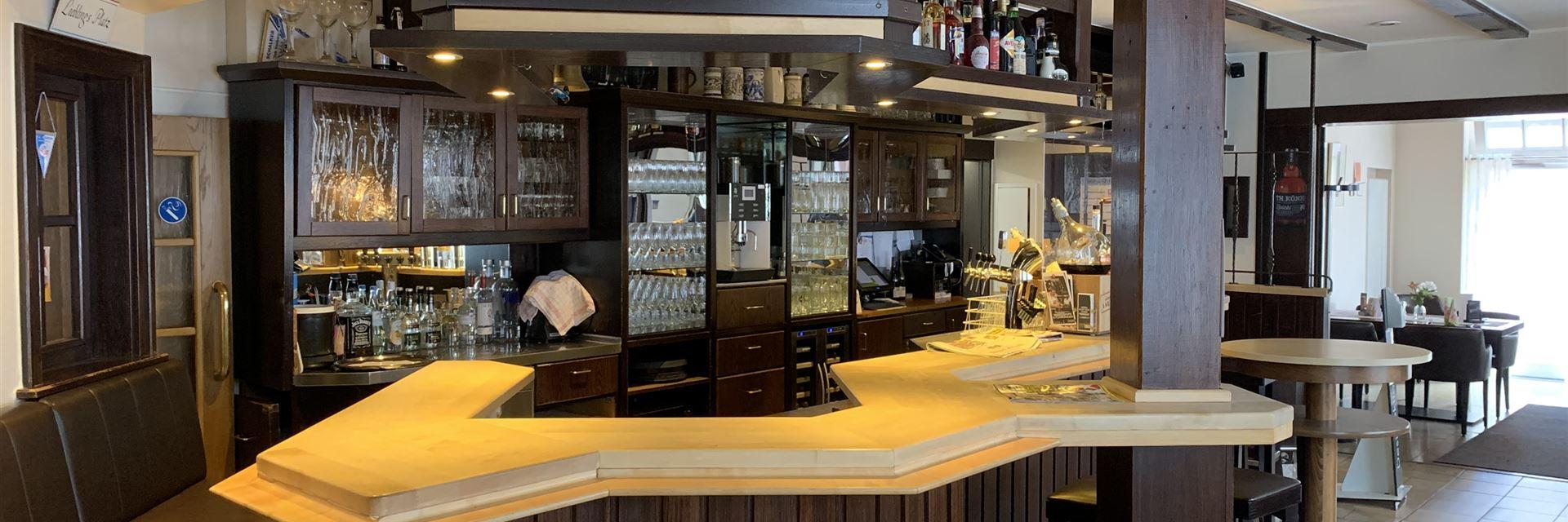 View of the bar.