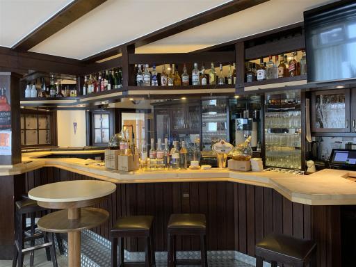 View of the bar