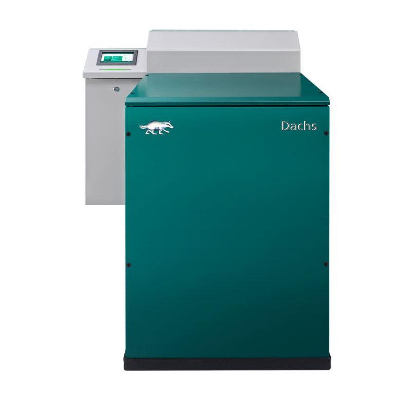 Photo shows a combined heat and power unit from Dachs has been operating in our hotel since 2009 and has already saved a lot of CO2.